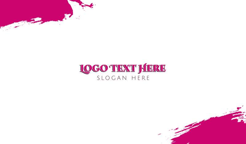 Fuchsia & Elegant Business Card
